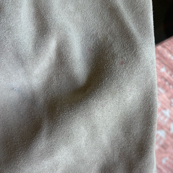 Haute Hippie Taupe Suede Shoulder Bag - Picture 5 of 7